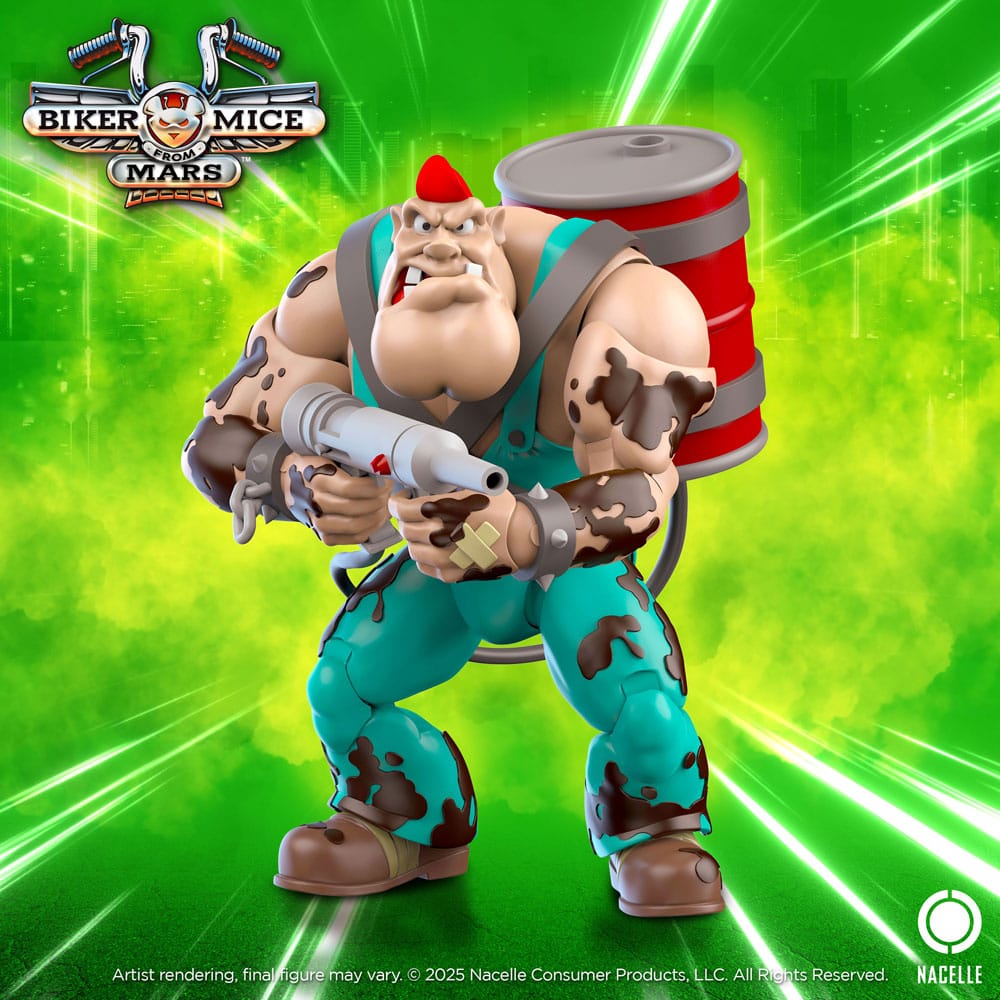 Biker Mice From Mars Actionfigur Greasepit 18 cm Image 1