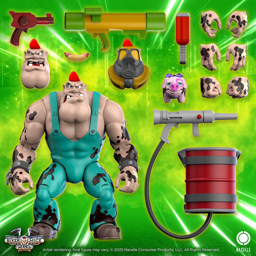 Biker Mice From Mars Actionfigur Greasepit 18 cm Image 2