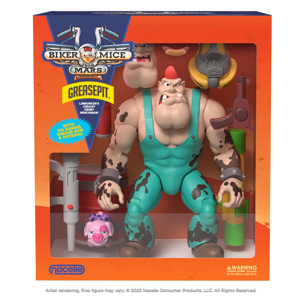 Biker Mice From Mars Actionfigur Greasepit 18 cm Image 3