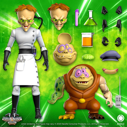 Biker Mice From Mars Actionfigur Karbunkle & Fred The Mutant 23 cm Image 2