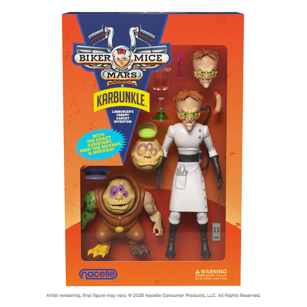 Biker Mice From Mars Actionfigur Karbunkle & Fred The Mutant 23 cm Image 3