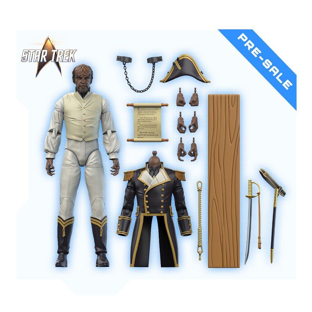 Star Trek: Treffen der Generationen Actionfigur 1/10 Wave 2 Sailor Uniform Worf 16 cm Image 2