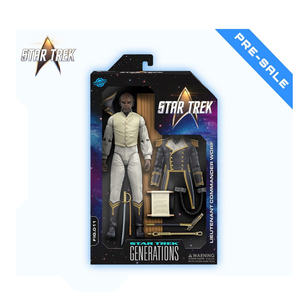 Star Trek: Treffen der Generationen Actionfigur 1/10 Wave 2 Sailor Uniform Worf 16 cm Image 4