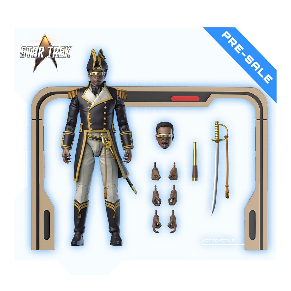 Star Trek: Treffen der Generationen Actionfigur 1/10 Wave 2 Sailor Uniform Geordi La Forge 16 cm Image 2