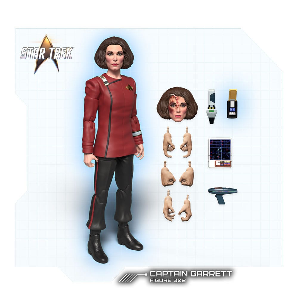 Raumschiff Enterprise - Das nächste Jahrhundert Actionfigur 1/12 Captain Garrett 16 cm Image 3
