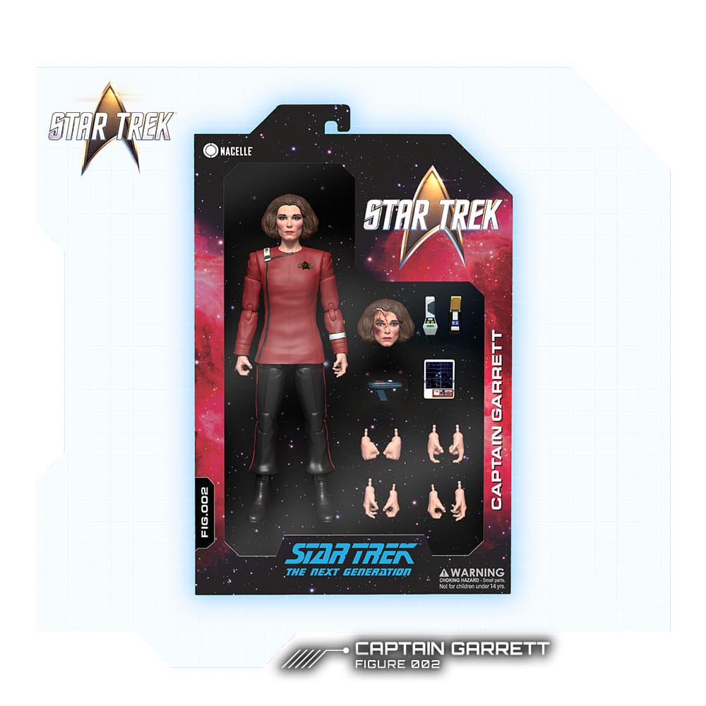 Raumschiff Enterprise - Das nächste Jahrhundert Actionfigur 1/12 Captain Garrett 16 cm Image 4