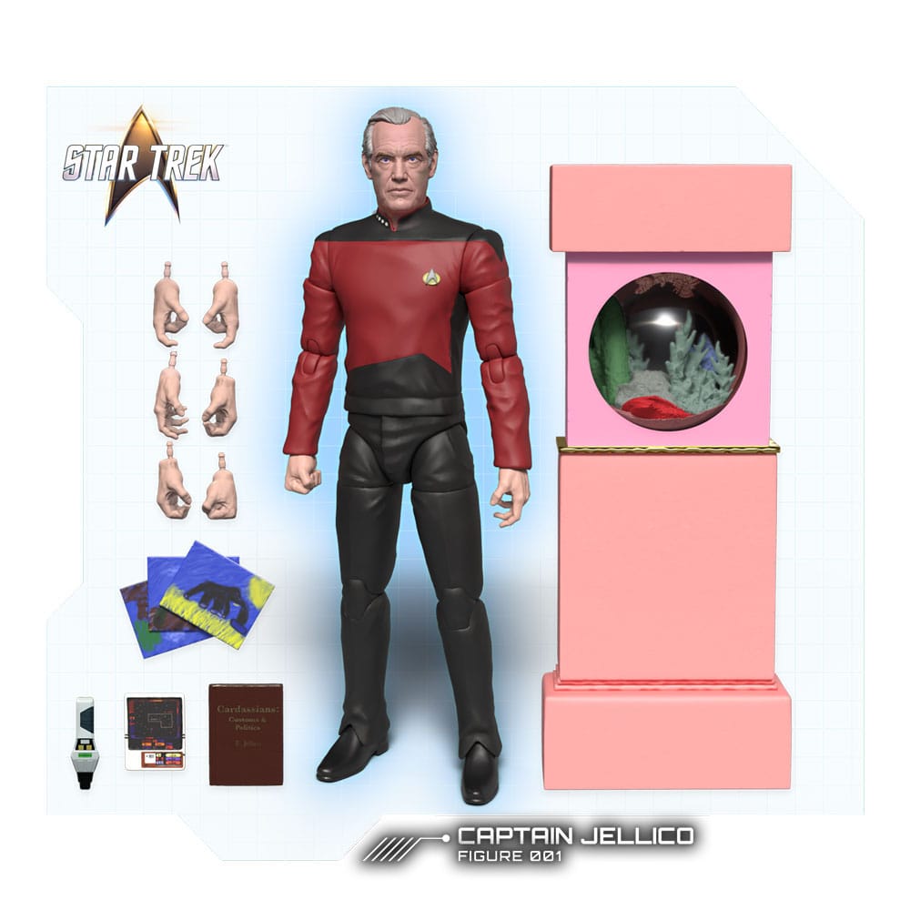 Raumschiff Enterprise - Das nächste Jahrhundert Actionfigur 1/12 Captain Jellico 16 cm Image 3