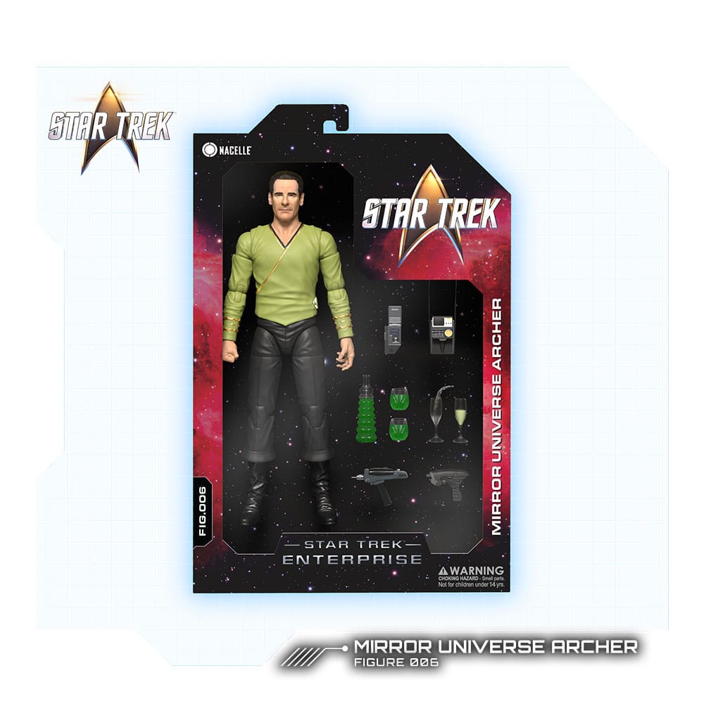 Star Trek: Enterprise Actionfigur 1/12 Mirror Universe Archer 16 cm Image 4
