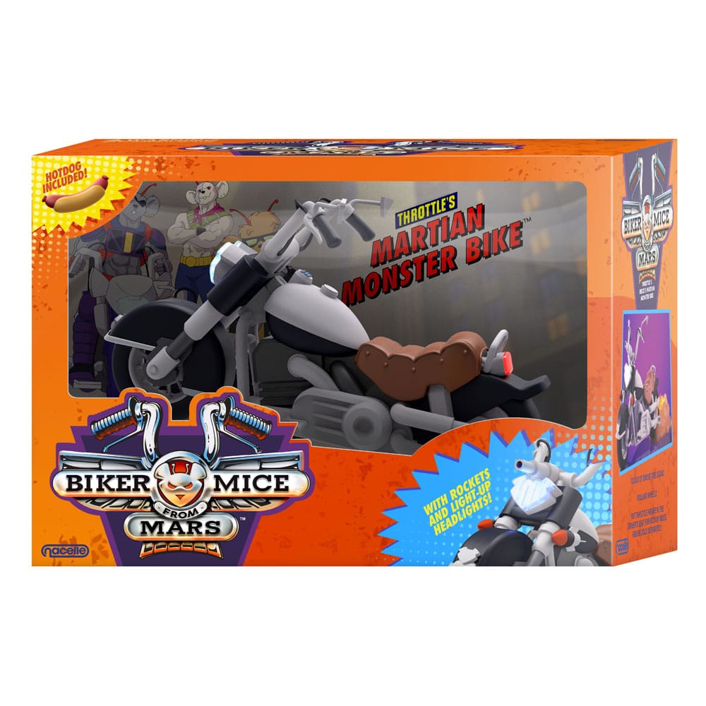 Biker Mice From Mars Fahrzeug Throttle's Martian Monster Bike 23 cm Image 2