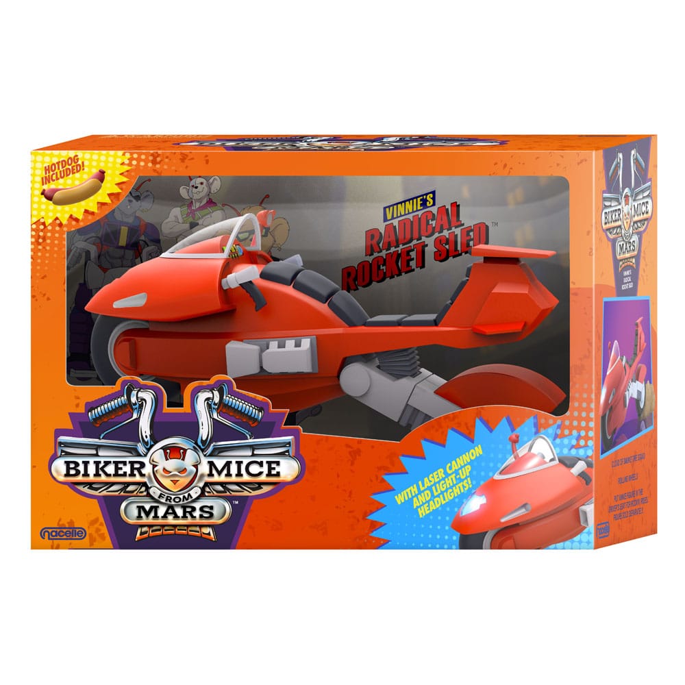 Biker Mice From Mars Fahrzeug Vinnie's Radical Rocket Sled 25 cm Image 7