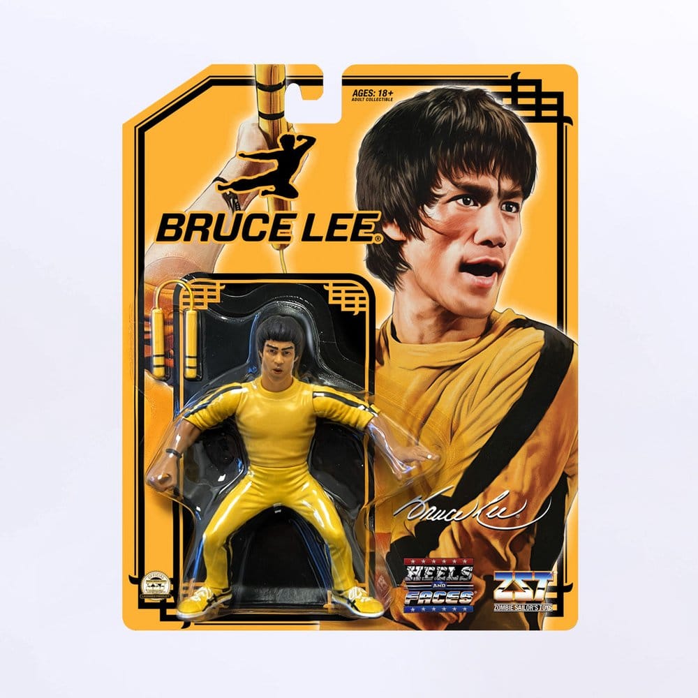 Bruce Lee Zombie Sailor's Toys Actionfigur Yellow Tracksuit 11 cm Image 2