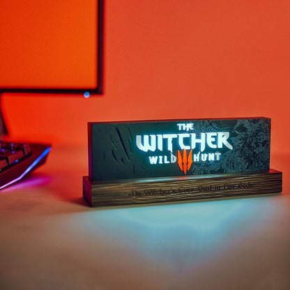 The Witcher LED-Leuchte Wild Hunt Logo 22 cm Image 2