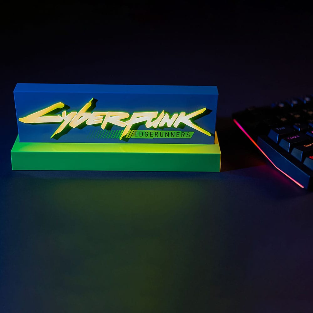 Cyberpunk Edgerunner LED-Leuchte Logo 22 cm Image 3