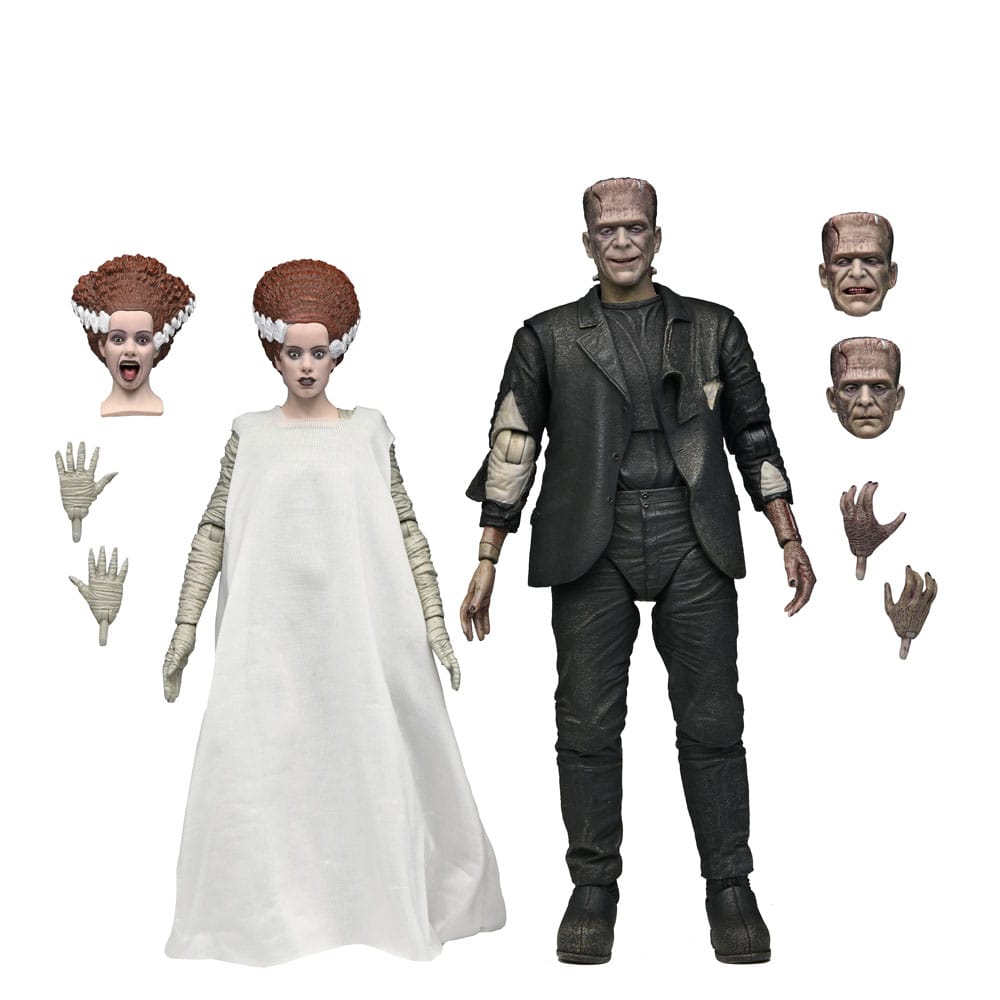Universal Monsters Actionfiguren 2er-Pack Bride of Frankenstein 90th Anniversary The Monster & His Mate 18 cm Image 2