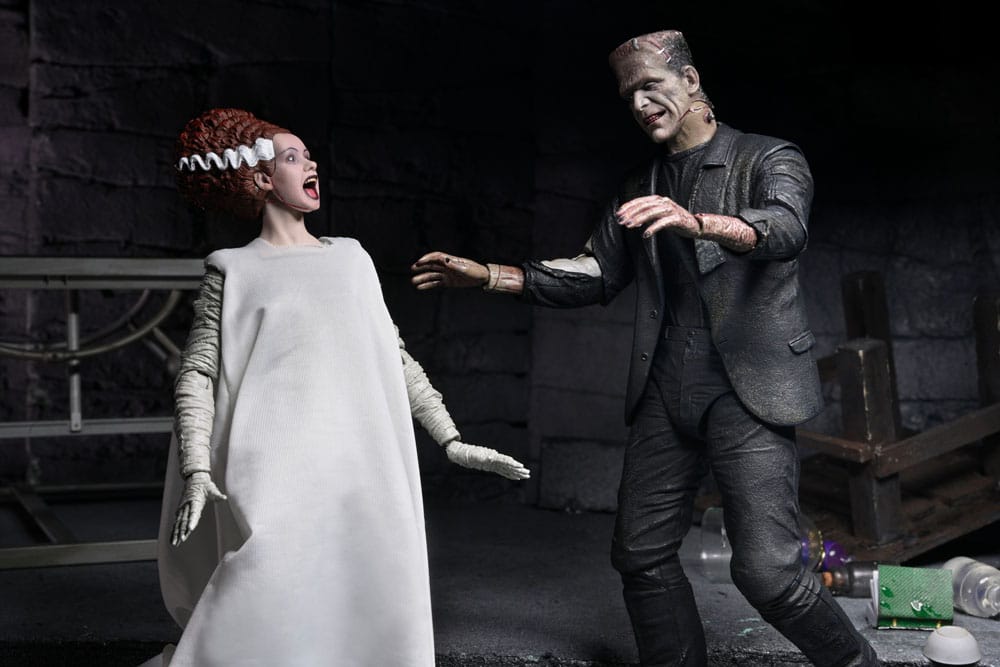 Universal Monsters Actionfiguren 2er-Pack Bride of Frankenstein 90th Anniversary The Monster & His Mate 18 cm Image 5