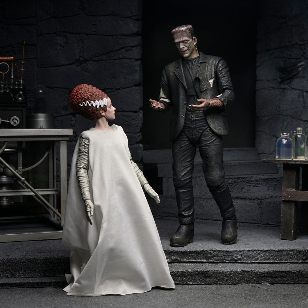 Universal Monsters Actionfiguren 2er-Pack Bride of Frankenstein 90th Anniversary The Monster & His Mate 18 cm Image 6