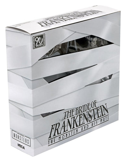 Universal Monsters Actionfiguren 2er-Pack Frankensteins Braut 90th Anniversary The Monster & His Mate (B&W) 18 cm Image 3