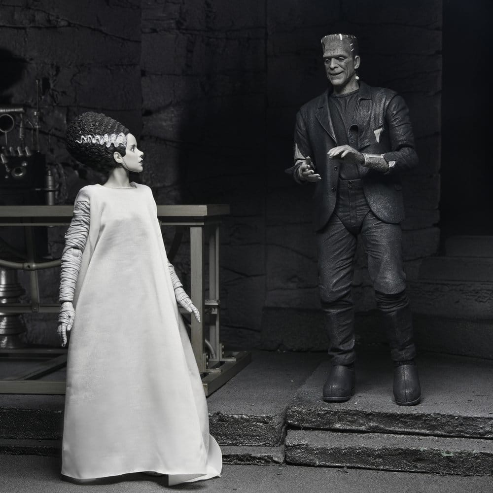 Universal Monsters Actionfiguren 2er-Pack Frankensteins Braut 90th Anniversary The Monster & His Mate (B&W) 18 cm Image 7