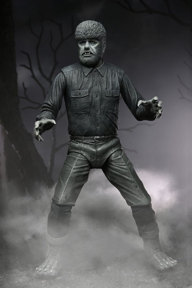 Universal Monsters Actionfigur Ultimate The Wolf Man (Black & White) 18 cm Image 2