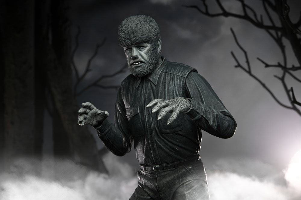 Universal Monsters Actionfigur Ultimate The Wolf Man (Black & White) 18 cm Image 9