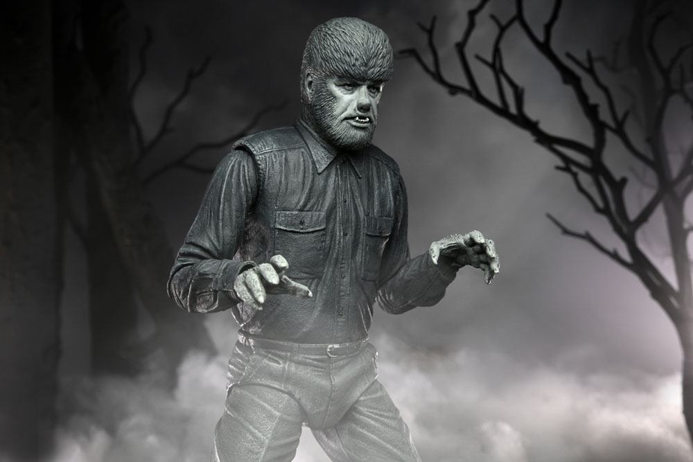 Universal Monsters Actionfigur Ultimate The Wolf Man (Black & White) 18 cm Image 12