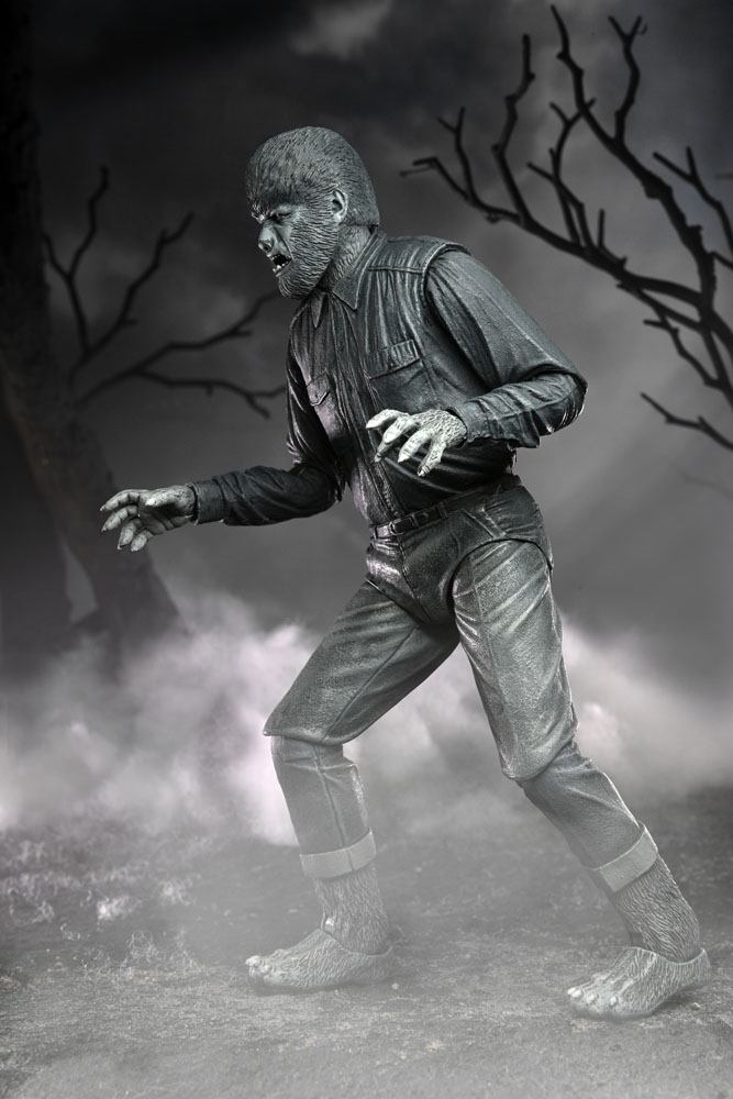 Universal Monsters Actionfigur Ultimate The Wolf Man (Black & White) 18 cm Image 13