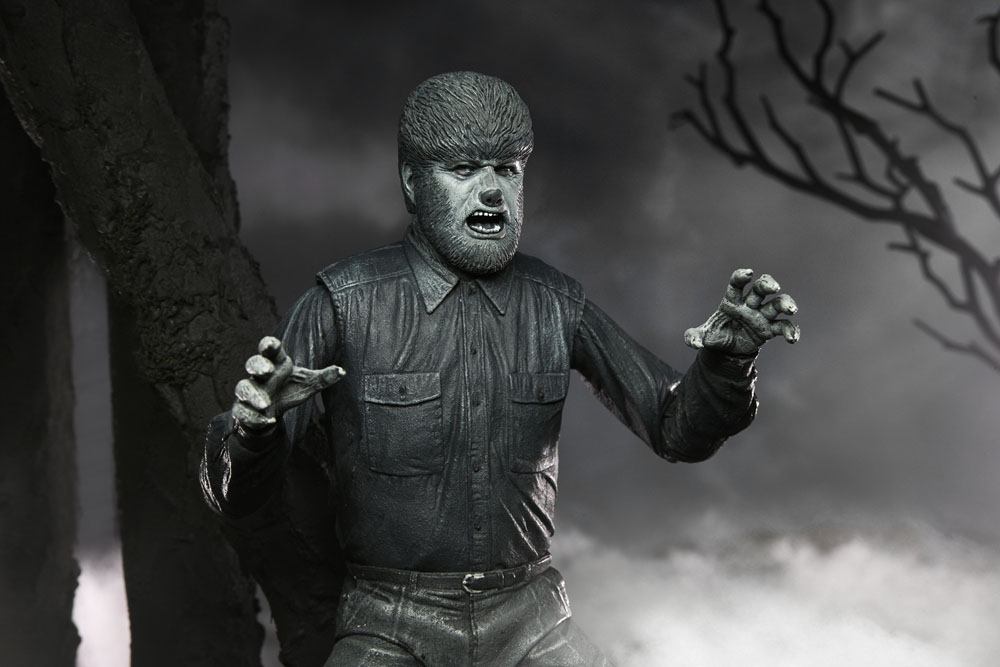 Universal Monsters Actionfigur Ultimate The Wolf Man (Black & White) 18 cm Image 15