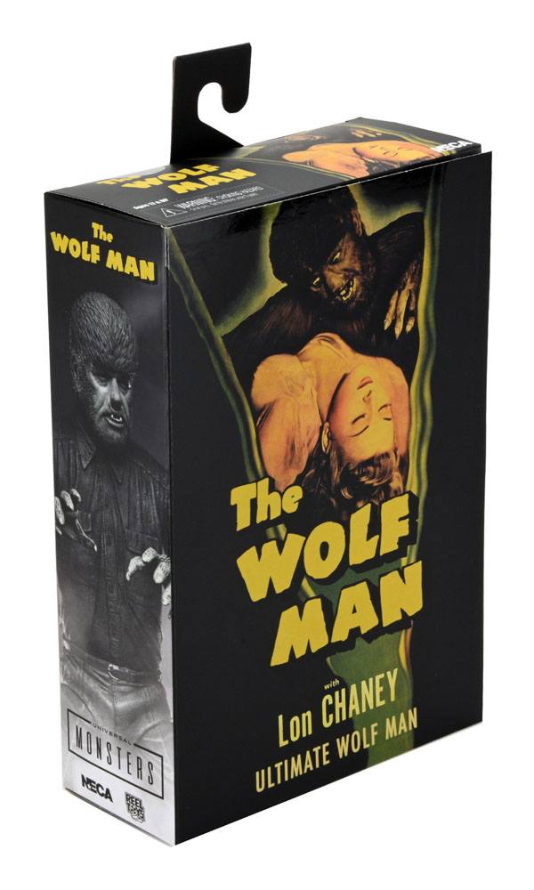 Universal Monsters Actionfigur Ultimate The Wolf Man (Black & White) 18 cm Image 18