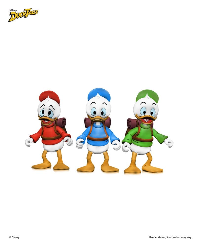 DuckTales Ultimate Actionfiguren 3er-Pack Huey, Dewey, and Louie 18 cm Image 2