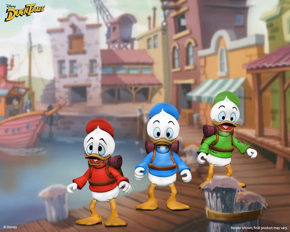 DuckTales Ultimate Actionfiguren 3er-Pack Huey, Dewey, and Louie 18 cm Image 4