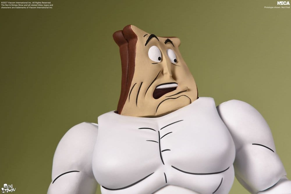 The Ren & Stimpy Show Actionfigur Ultimate Powdered Toast Man 18 cm Image 3