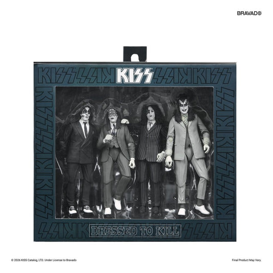 KISS Actionfiguren 4er-Pack Dressed to Kill Album Cover 18 cm Image 2