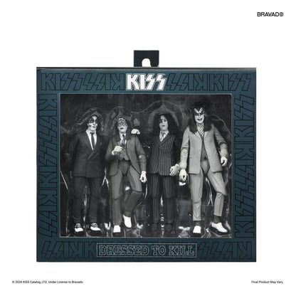 KISS Actionfiguren 4er-Pack Dressed to Kill Album Cover 18 cm Image 2