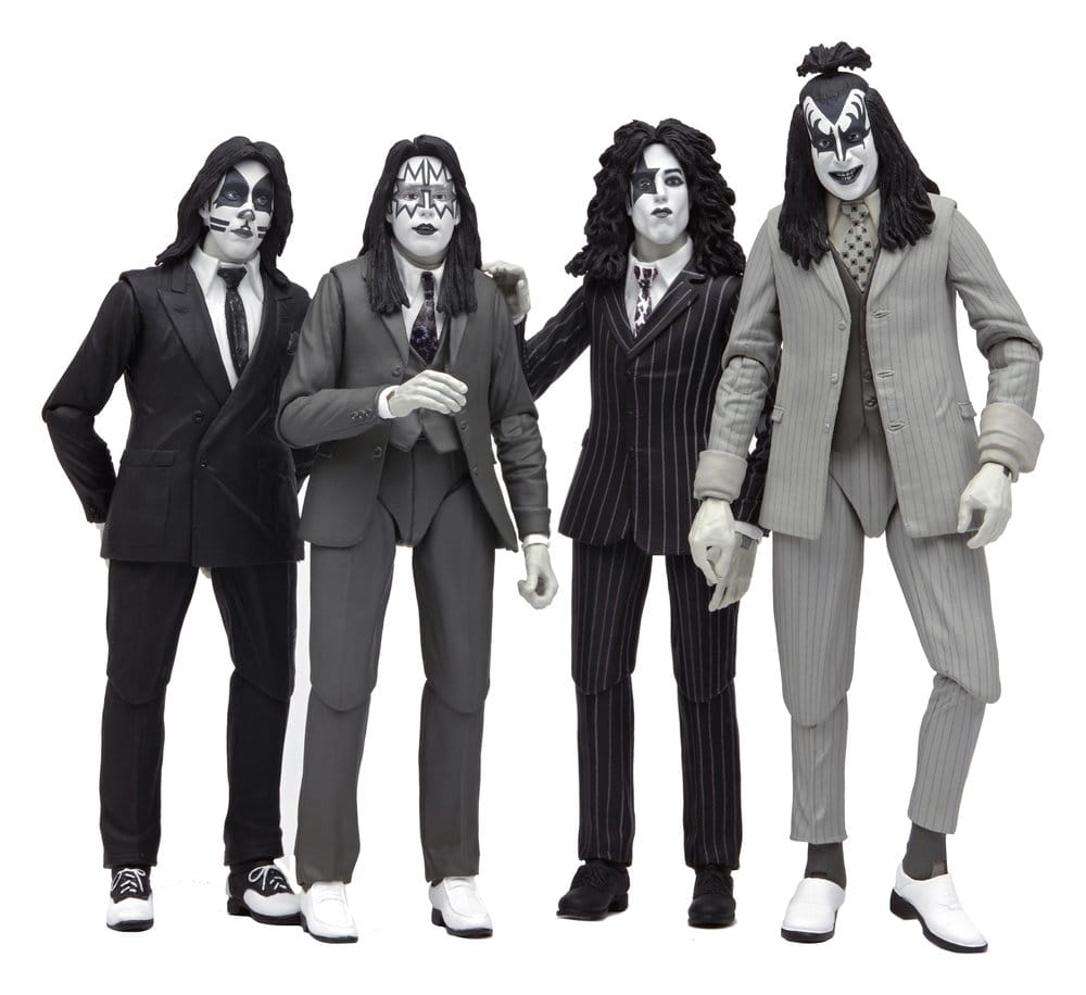 KISS Actionfiguren 4er-Pack Dressed to Kill Album Cover 18 cm Image 1