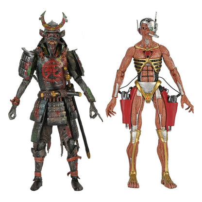Iron Maiden Future Past World Tour Ultimate Actionfiguren 2er-Pack Senjutsu Eddie and Somewhere in Time Eddie 18 cm Image 1