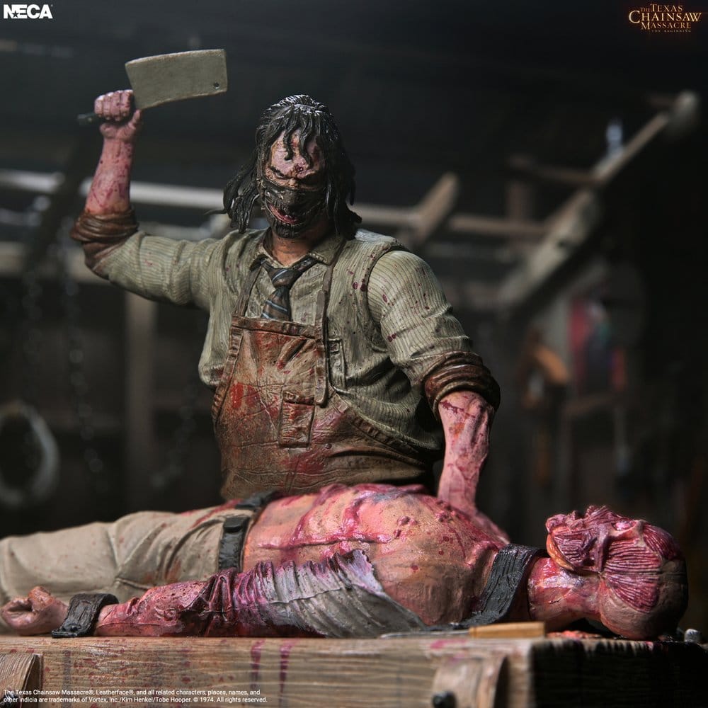 Texas Chainsaw Massacre: The Beginning Diorama Actionfigur Leatherface Slaughterhouse Boxed Set 18 cm Image 3