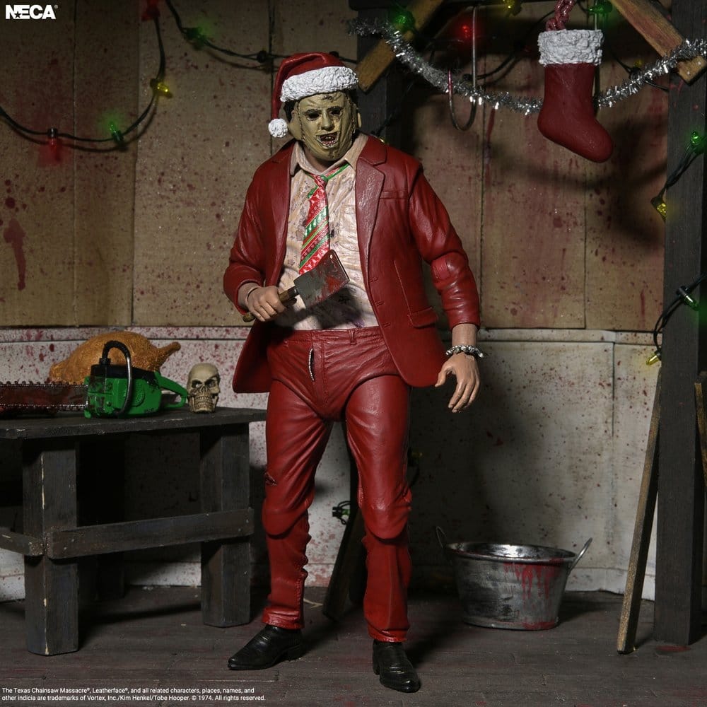 Texas Chainsaw Massacre Ultimate Actionfigur Santa Leatherface 18 cm Image 3