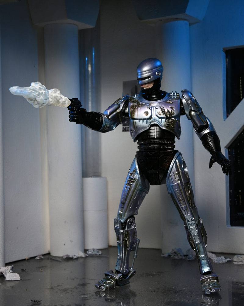 RoboCop Actionfigur Ultimate Battle Damaged RoboCop with Chair 18 cm Image 3