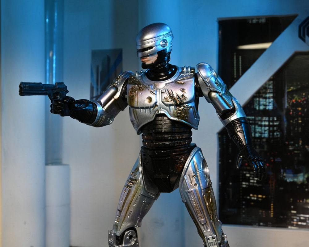RoboCop Actionfigur Ultimate Battle Damaged RoboCop with Chair 18 cm Image 16