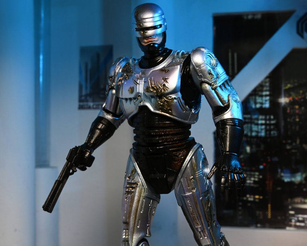RoboCop Actionfigur Ultimate Battle Damaged RoboCop with Chair 18 cm Image 17