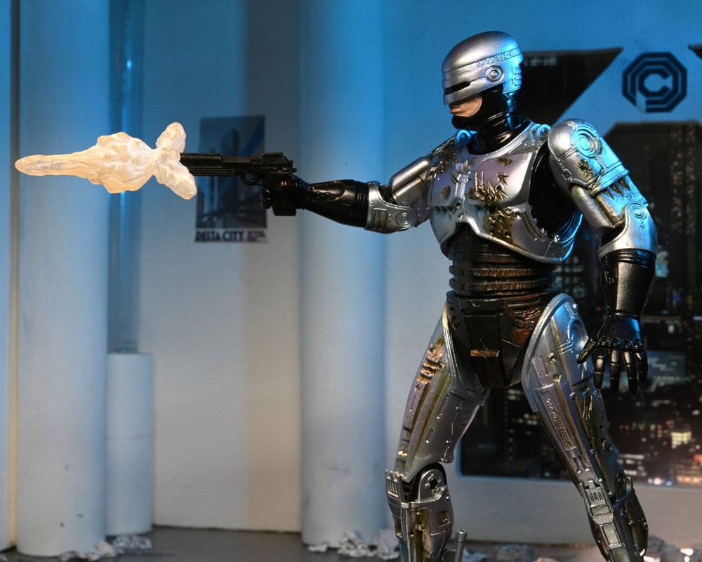 RoboCop Actionfigur Ultimate Battle Damaged RoboCop with Chair 18 cm Image 19
