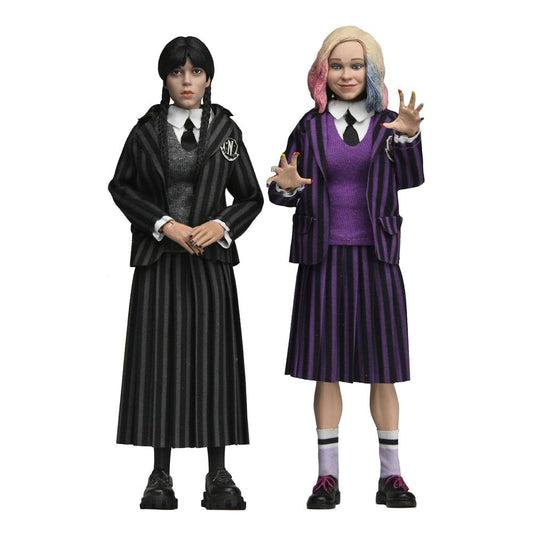 Wednesday Actionfiguren 2er Pack Wednesday Addams (Nevermore Uniform) and Enid 20 cm Image 1