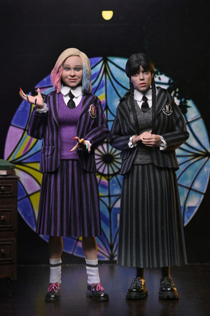 Wednesday Actionfiguren 2er Pack Wednesday Addams (Nevermore Uniform) and Enid 20 cm Image 3