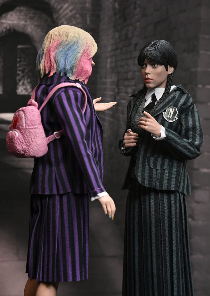 Wednesday Actionfiguren 2er Pack Wednesday Addams (Nevermore Uniform) and Enid 20 cm Image 5