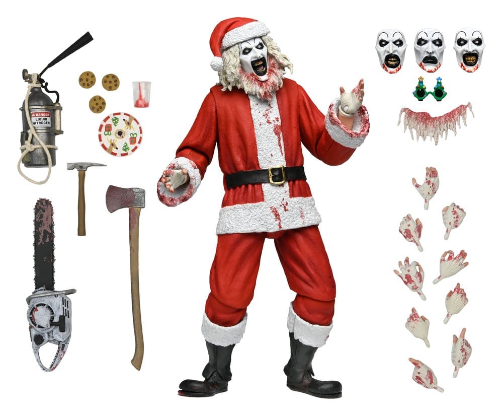 Terrifier 3 Actionfigur Ultimate Santa Suit Art the Clown (Bloody Version) 18 cm Image 7