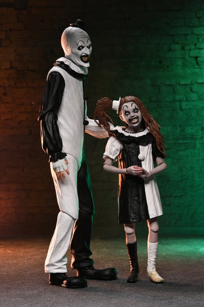 Terrifier 2 2er-Pack Actionfiguren Ultimate Art the Clown & Little Pale Girl 18 cm Image 6