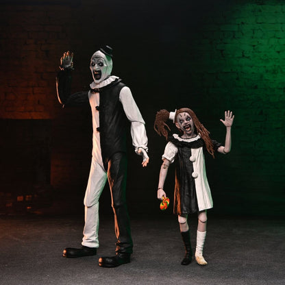 Terrifier 2 2er-Pack Actionfiguren Ultimate Art the Clown & Little Pale Girl 18 cm Image 17