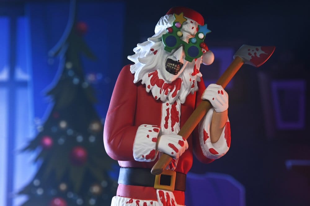 Terrifier 3 Toony Terrors Actionfigur Santa Suit Art the Clown (Bloody Version) 15 cm Image 5