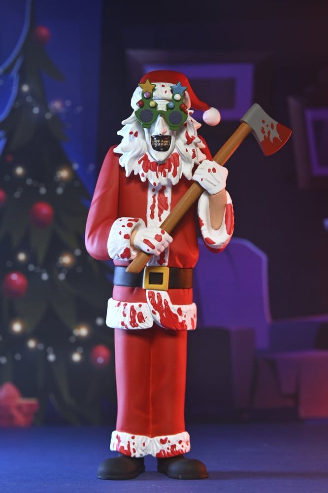 Terrifier 3 Toony Terrors Actionfigur Santa Suit Art the Clown (Bloody Version) 15 cm Image 6