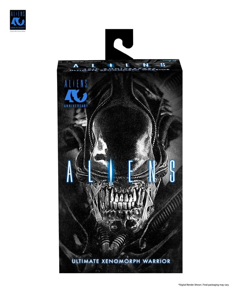 Aliens Ultimate Actionfigur Warrior (1986) Xenomorph Black (40th Anniversary) 23 cm Image 2